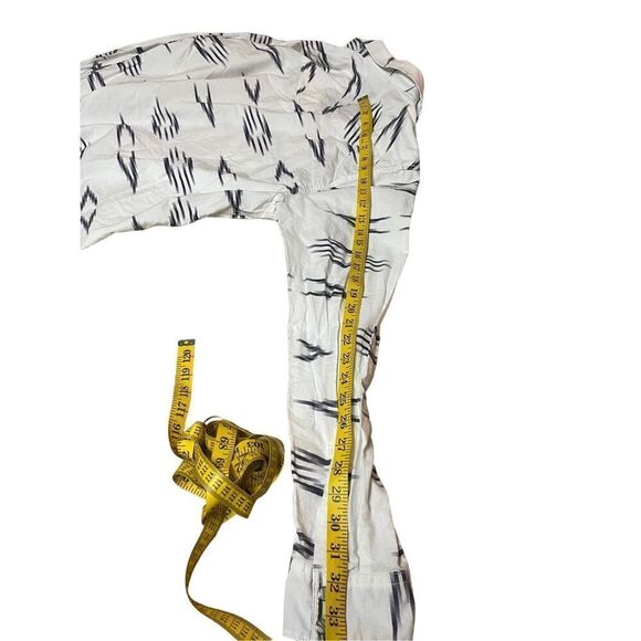 Cody James Men's White Blue Regular Pearl Snap Ikat Button Down Shirt Size XL - Picture 14 of 15